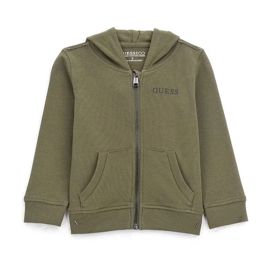 Zip Up Hooded Active Top felpa da bambino Guess Kids | N3YQ07/KAUG0G896
